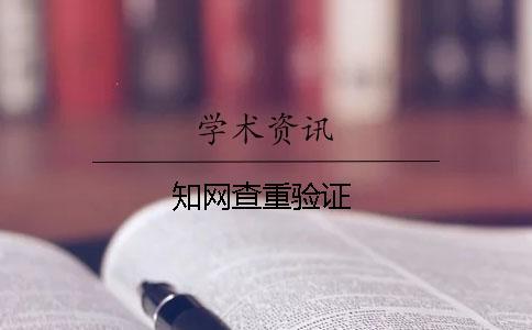 知網查重驗證