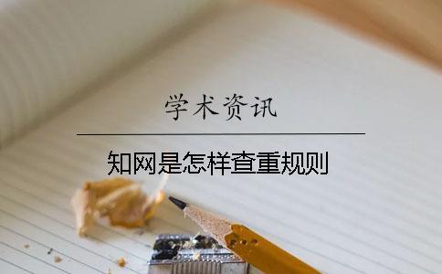 學術是怎樣查重規則