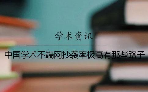 中國學術不端網抄襲率極高有那些路子